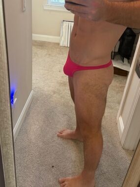 Men's Pink CarterWear Thong XXL NWT